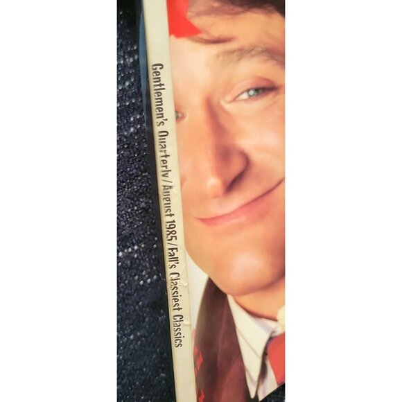 1986 GQ Magazine Robin Williams Vintage Gentleman's Quarterly VTG August - Picture 4 of 9